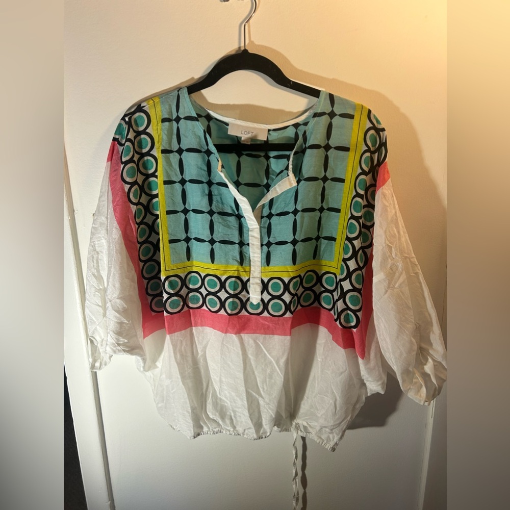 Loft patterned blouse
